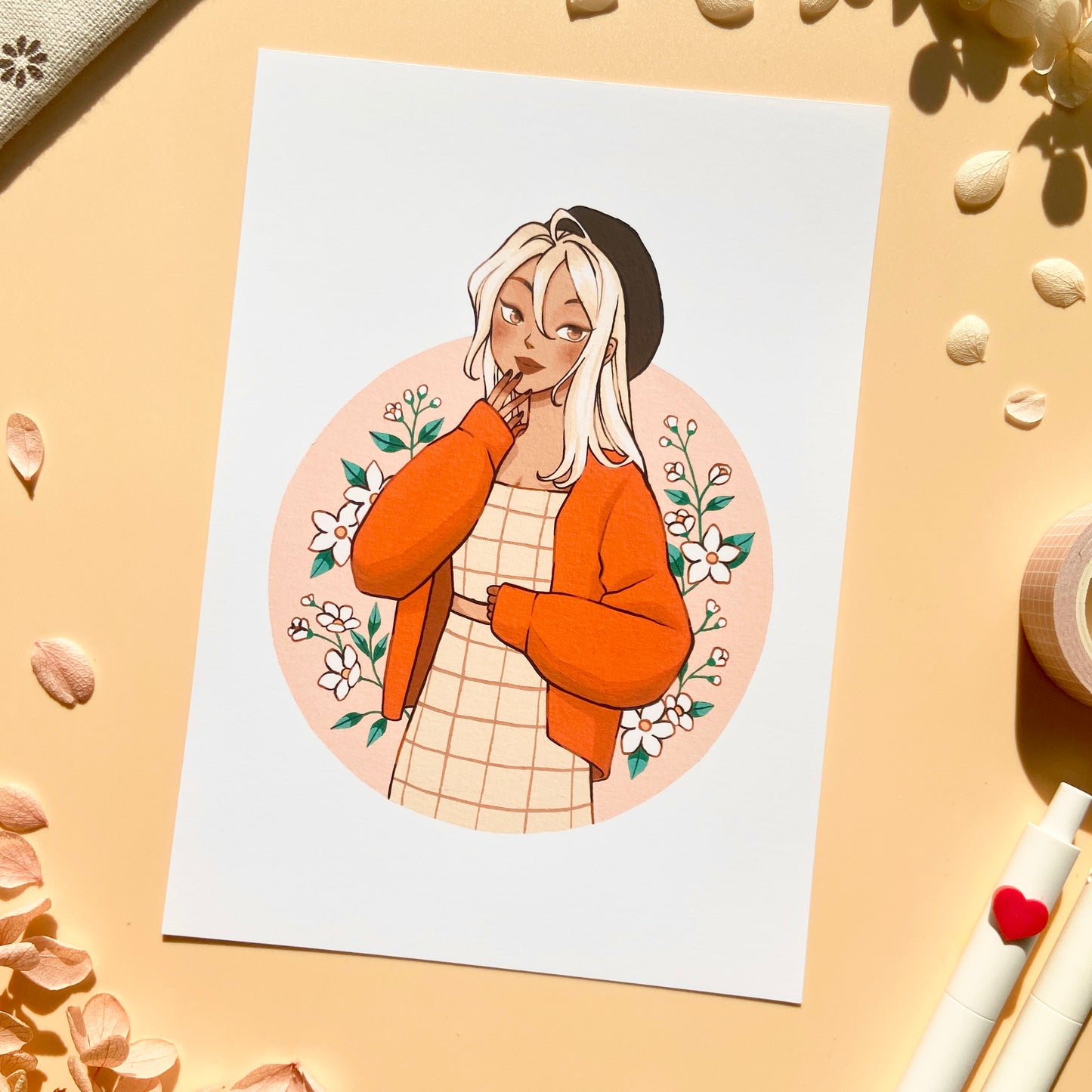 Jasmine Girl Art Print