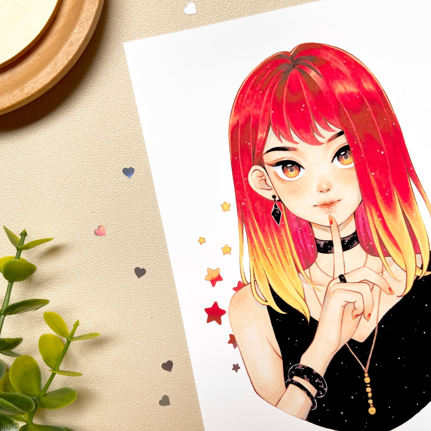 Burning Brilliance Art Print