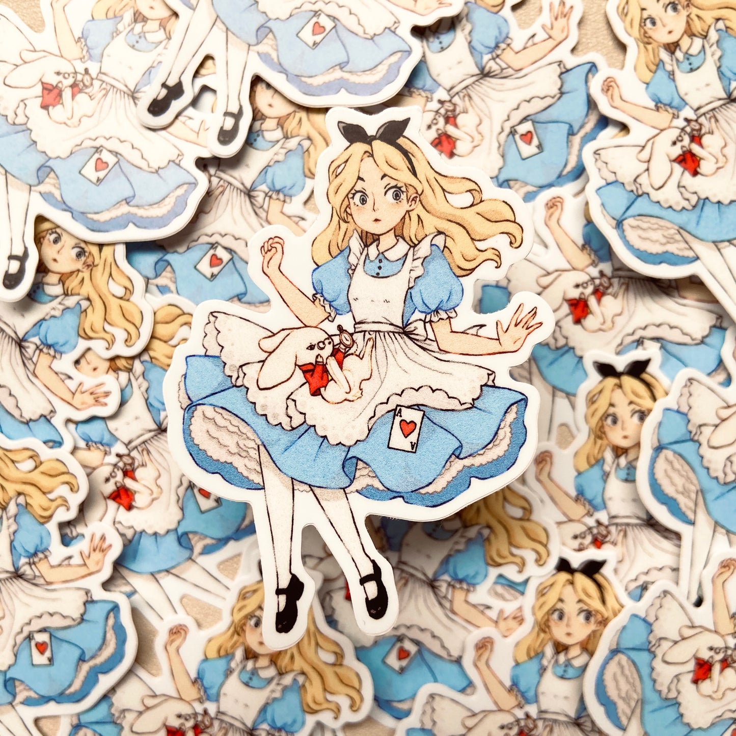 Alice in Wonderland Matte Vinyl Sticker
