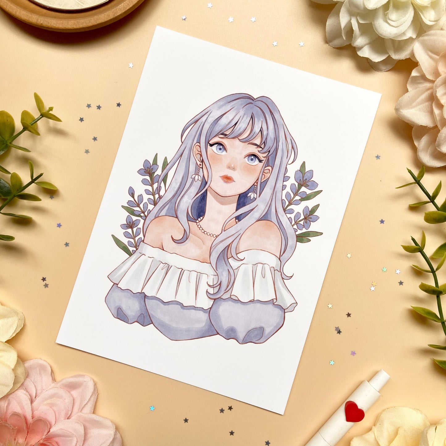 Serene Lavender Art Print