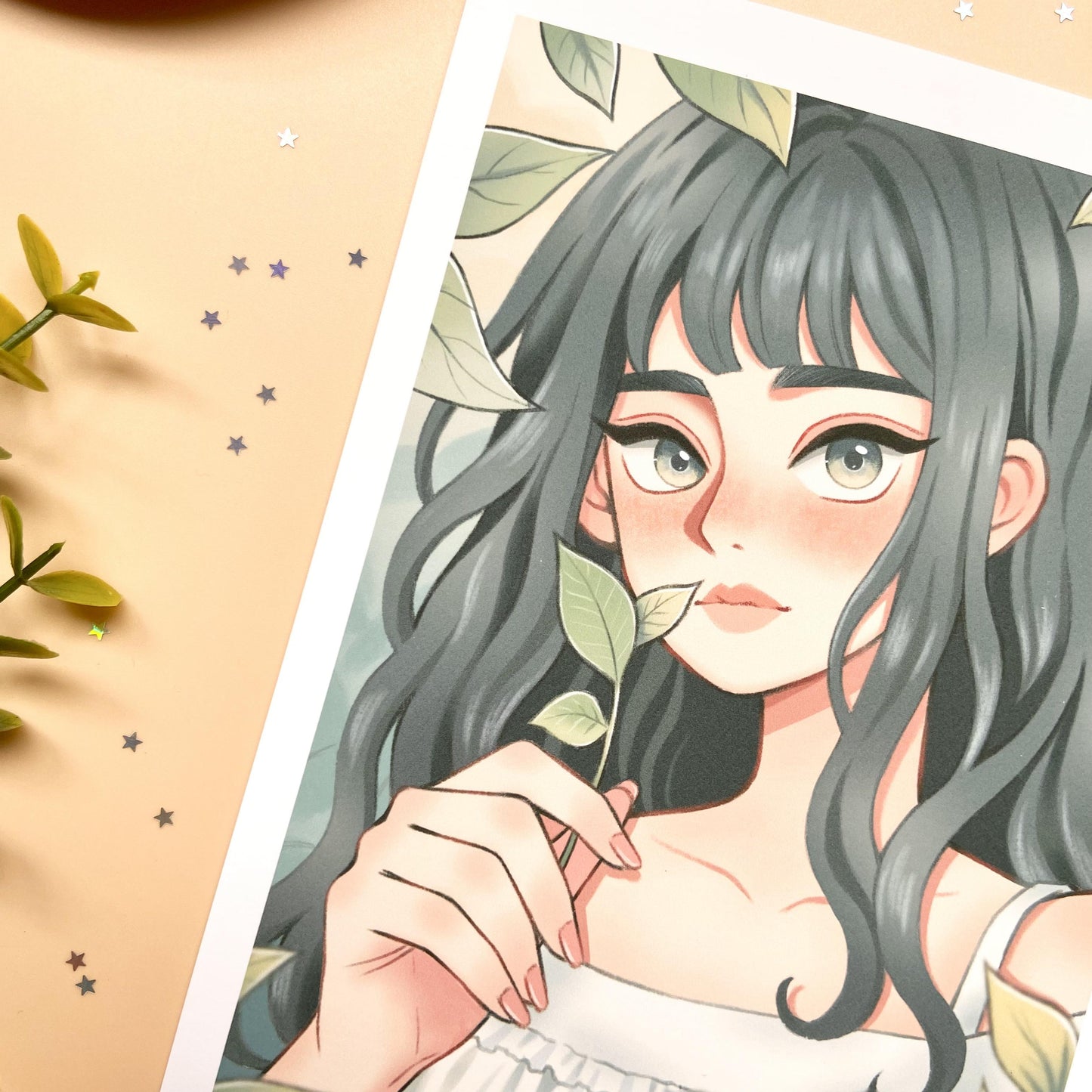 Whispers in the Leaves Art Print