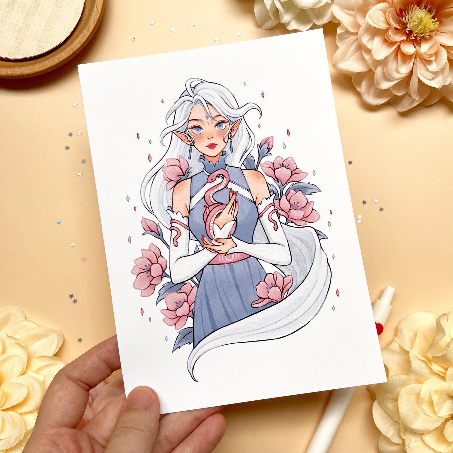 Serpent and Soul Art Print
