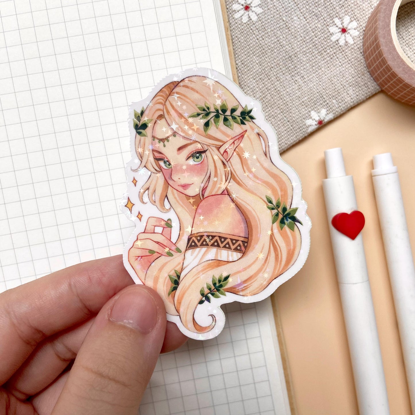 Forest Grace Vinyl Sticker