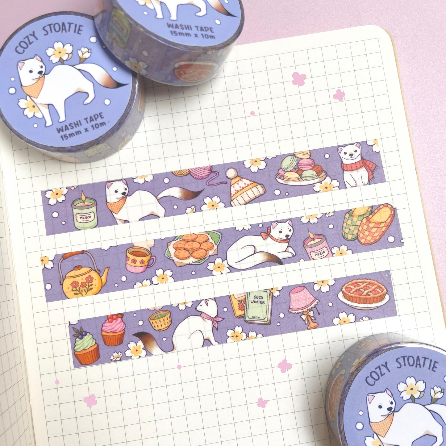 Cozy Stoatie Washi Tape