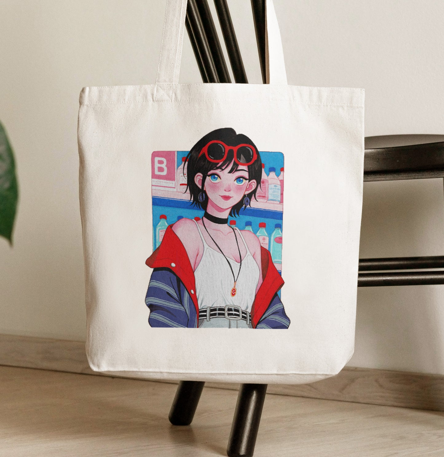 Summer Grocery Tote Bag