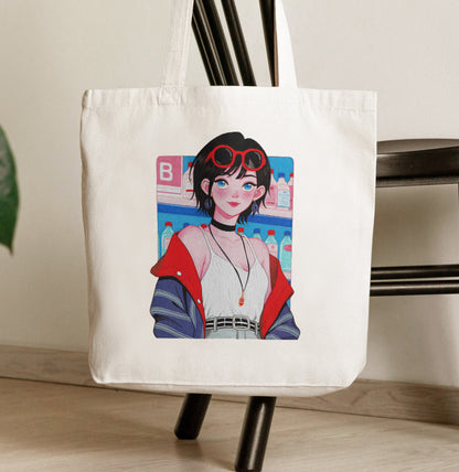Summer Grocery Tote Bag