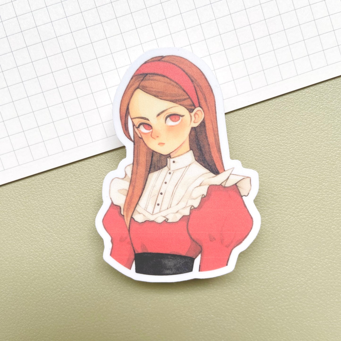 Silent Crimson Vinyl Sticker