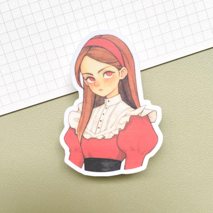 Silent Crimson Vinyl Sticker