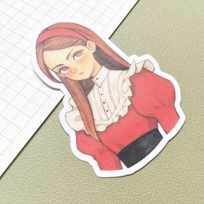 Silent Crimson Vinyl Sticker