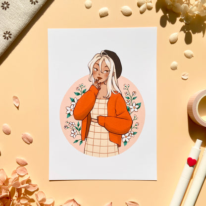 Jasmine Girl Art Print