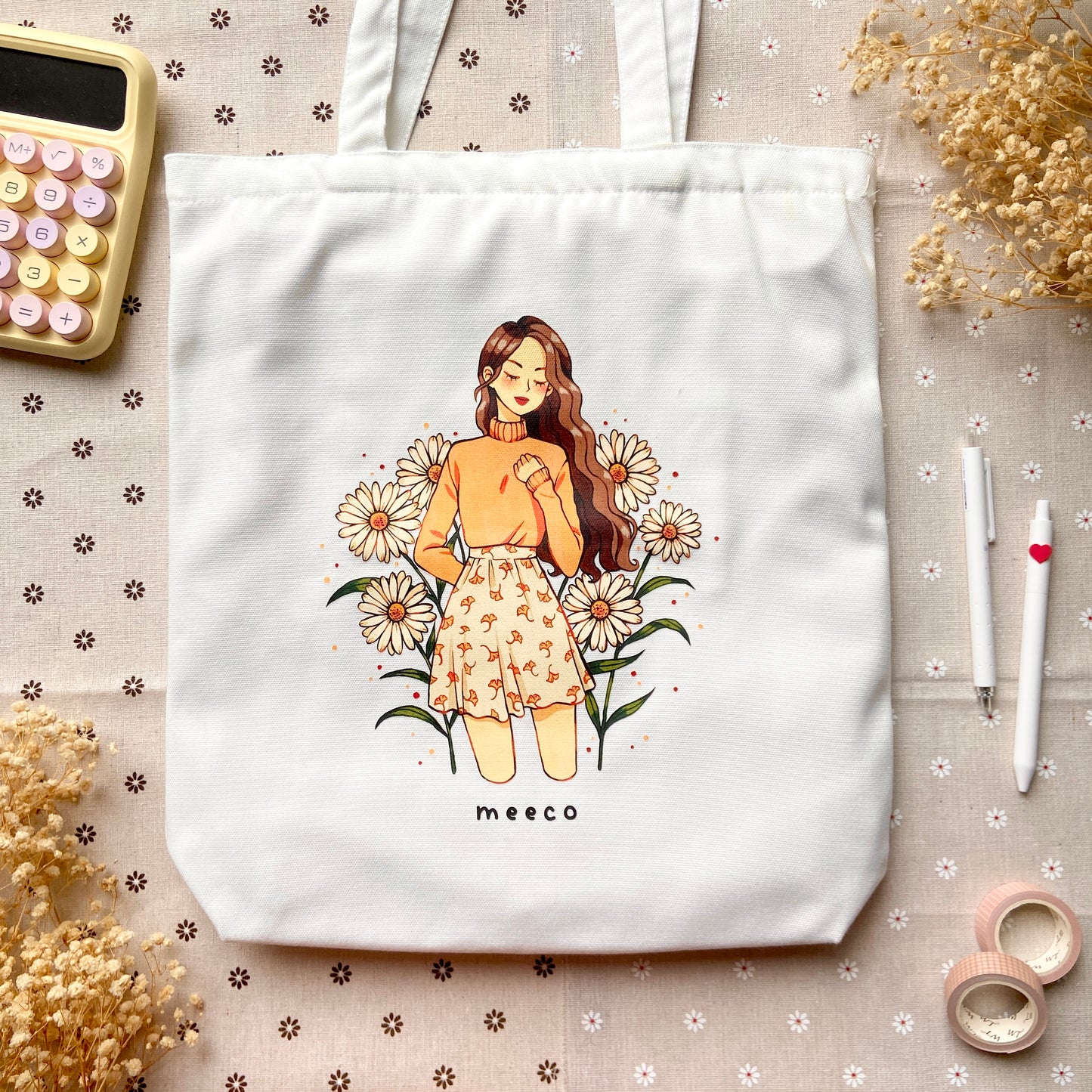 Daisy Girl Tote Bag