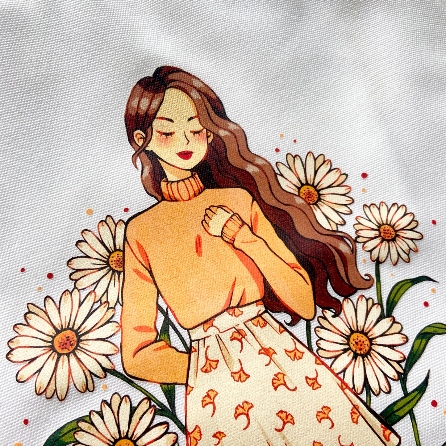 Daisy Girl Tote Bag