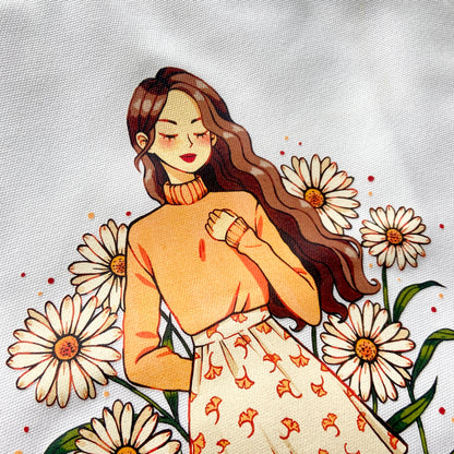 Daisy Girl Tote Bag