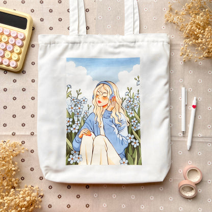 Forget Me Not Tote Bag