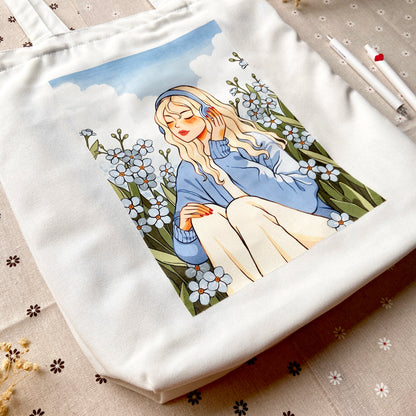 Forget Me Not Tote Bag