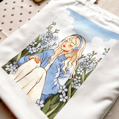 Forget Me Not Tote Bag