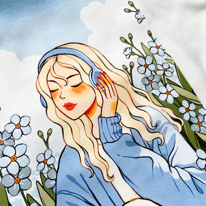 Forget Me Not Tote Bag