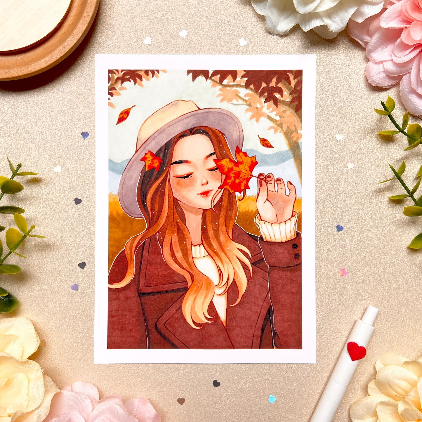 Maple Whispers Art Print