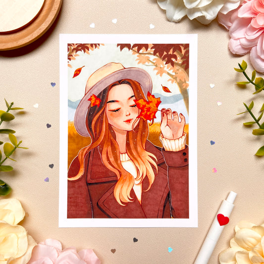 Maple Whispers Art Print