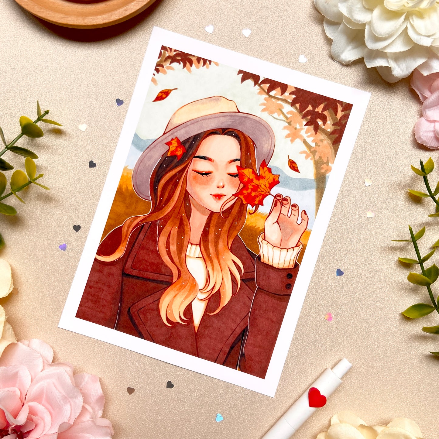 Maple Whispers Art Print