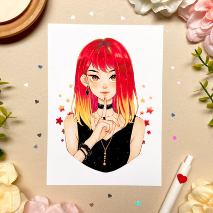 Burning Brilliance Art Print