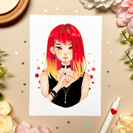 Burning Brilliance Art Print