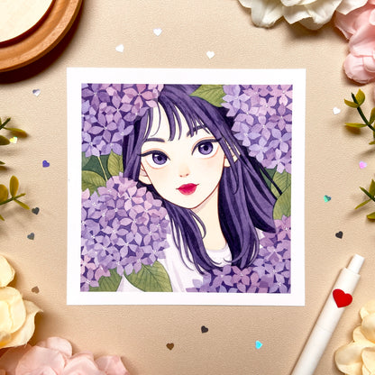 Hydrangea Art Print