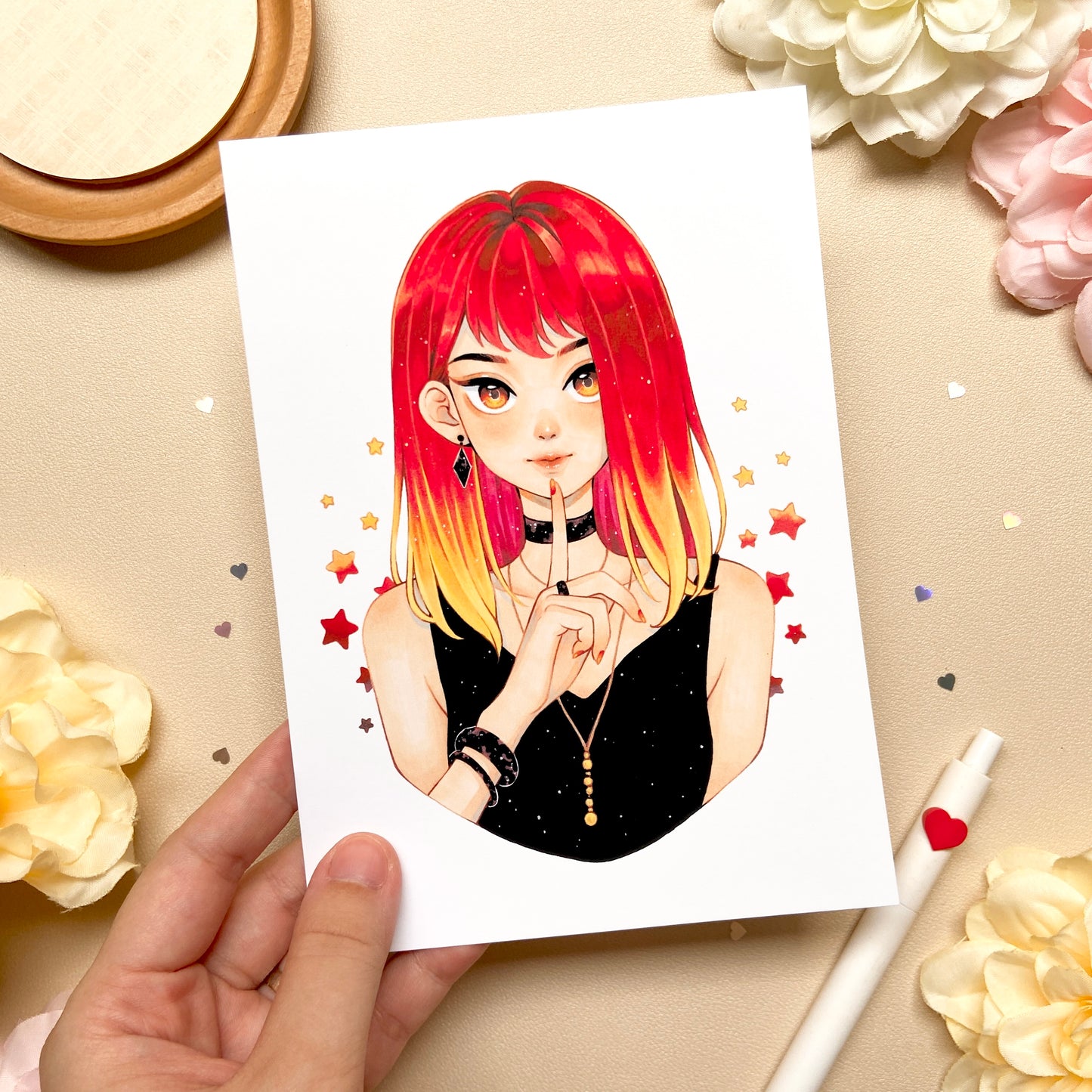 Burning Brilliance Art Print