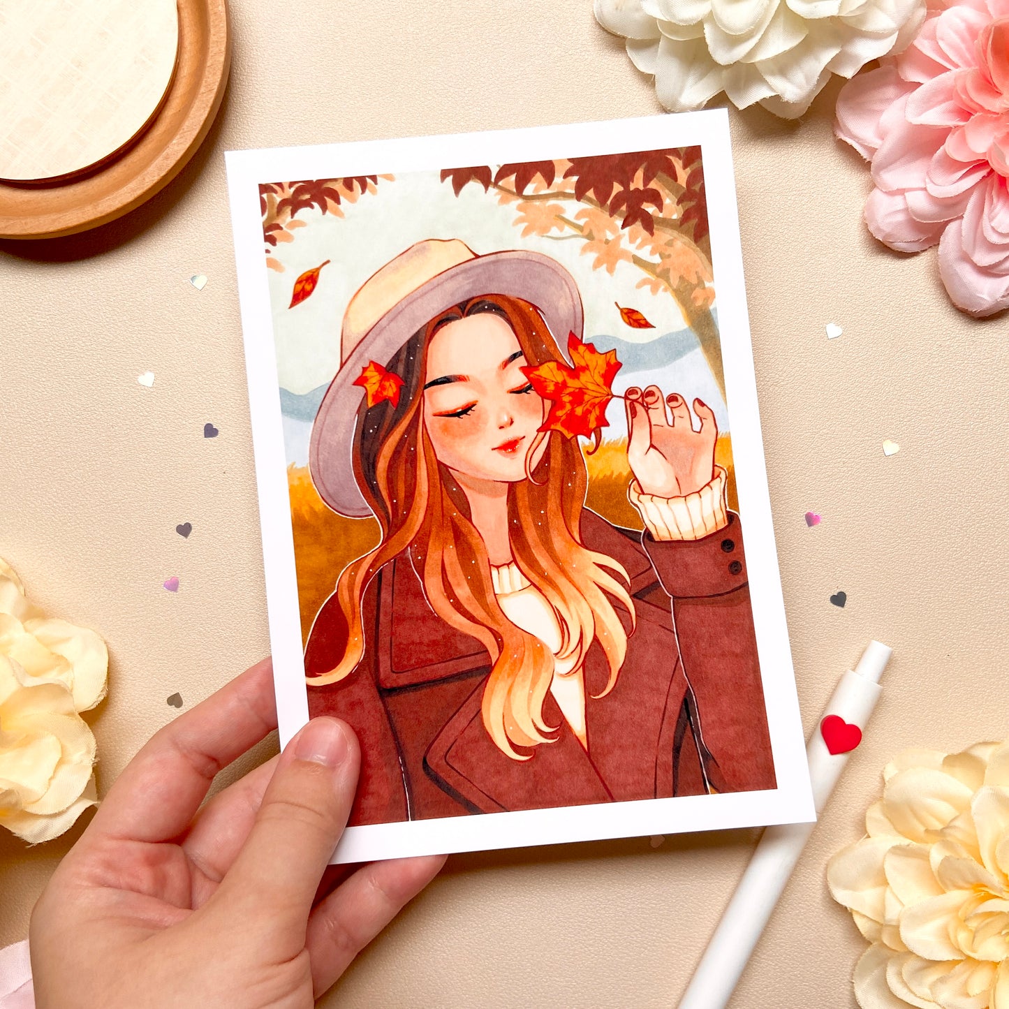 Maple Whispers Art Print