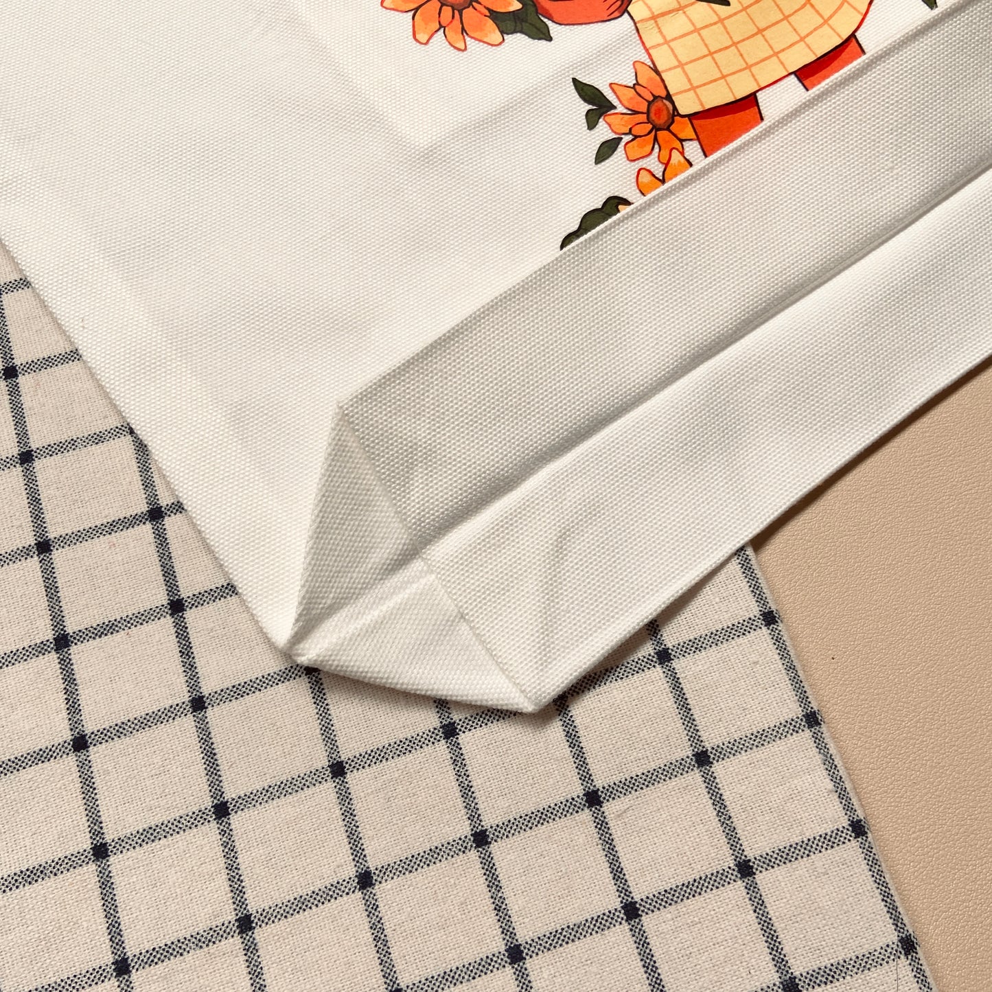 Sunflower Girl Tote Bag