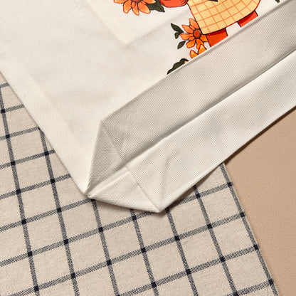 Sunflower Girl Tote Bag