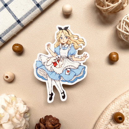 Alice in Wonderland Matte Vinyl Sticker