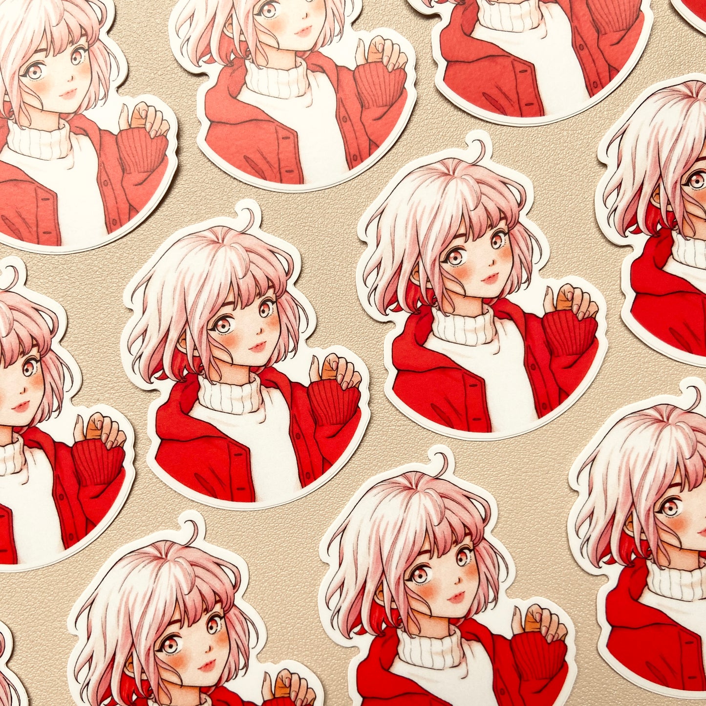 Cherry Blossom Matte Vinyl Sticker
