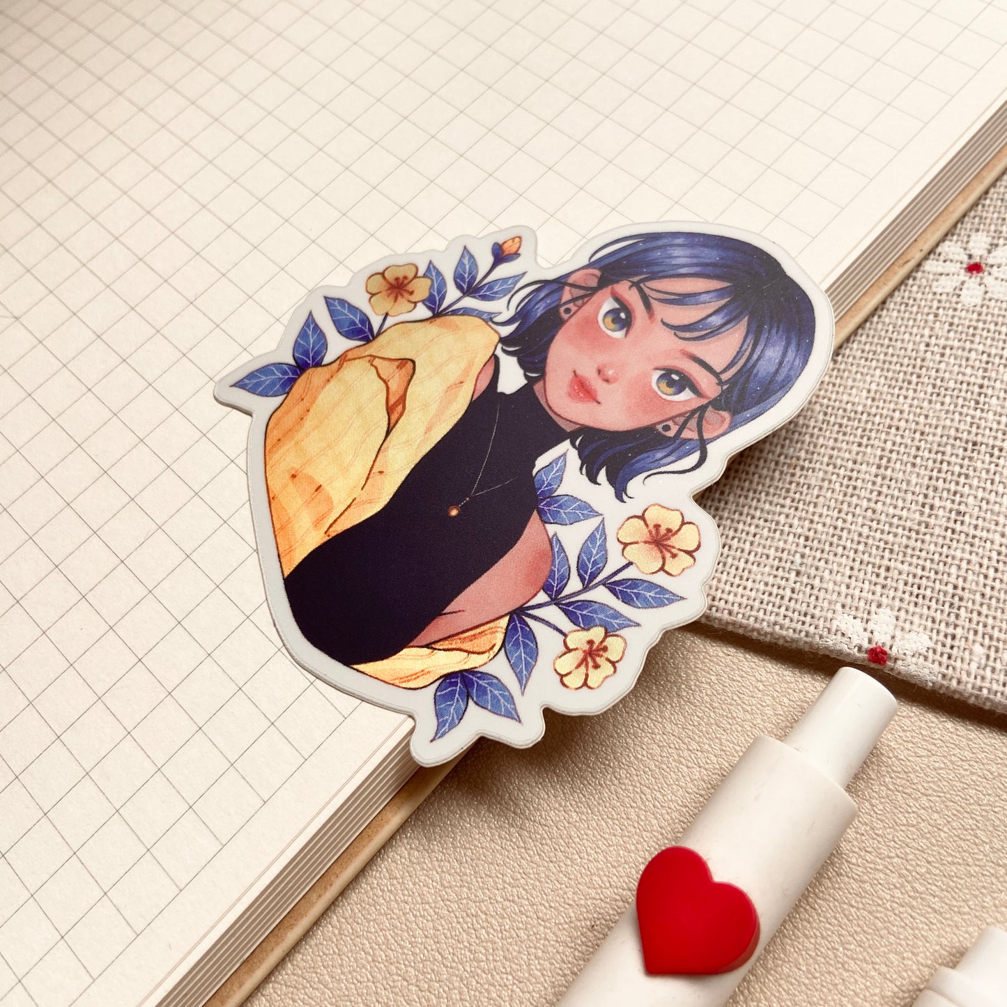 Neptune Dreams Matte Holographic Sticker