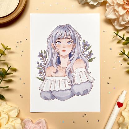 Serene Lavender Art Print