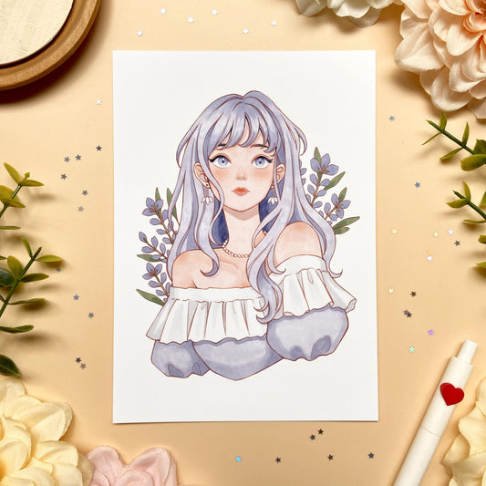 Serene Lavender Art Print