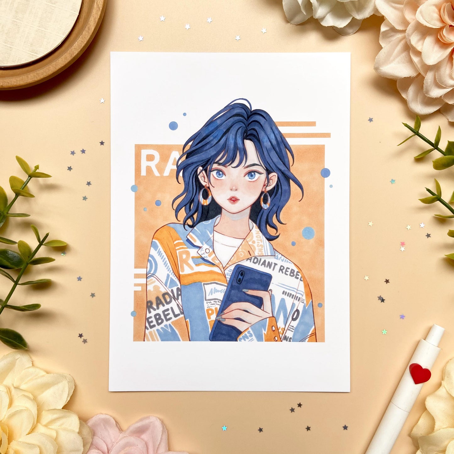 Radiant Rebellion Art Print