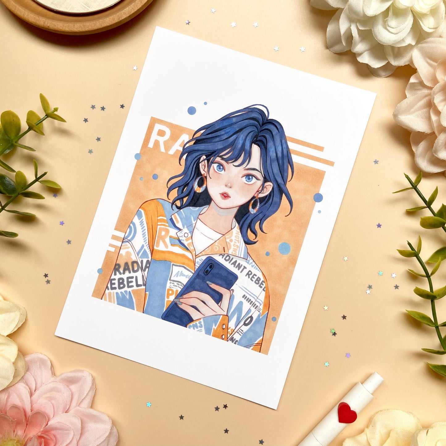 Radiant Rebellion Art Print