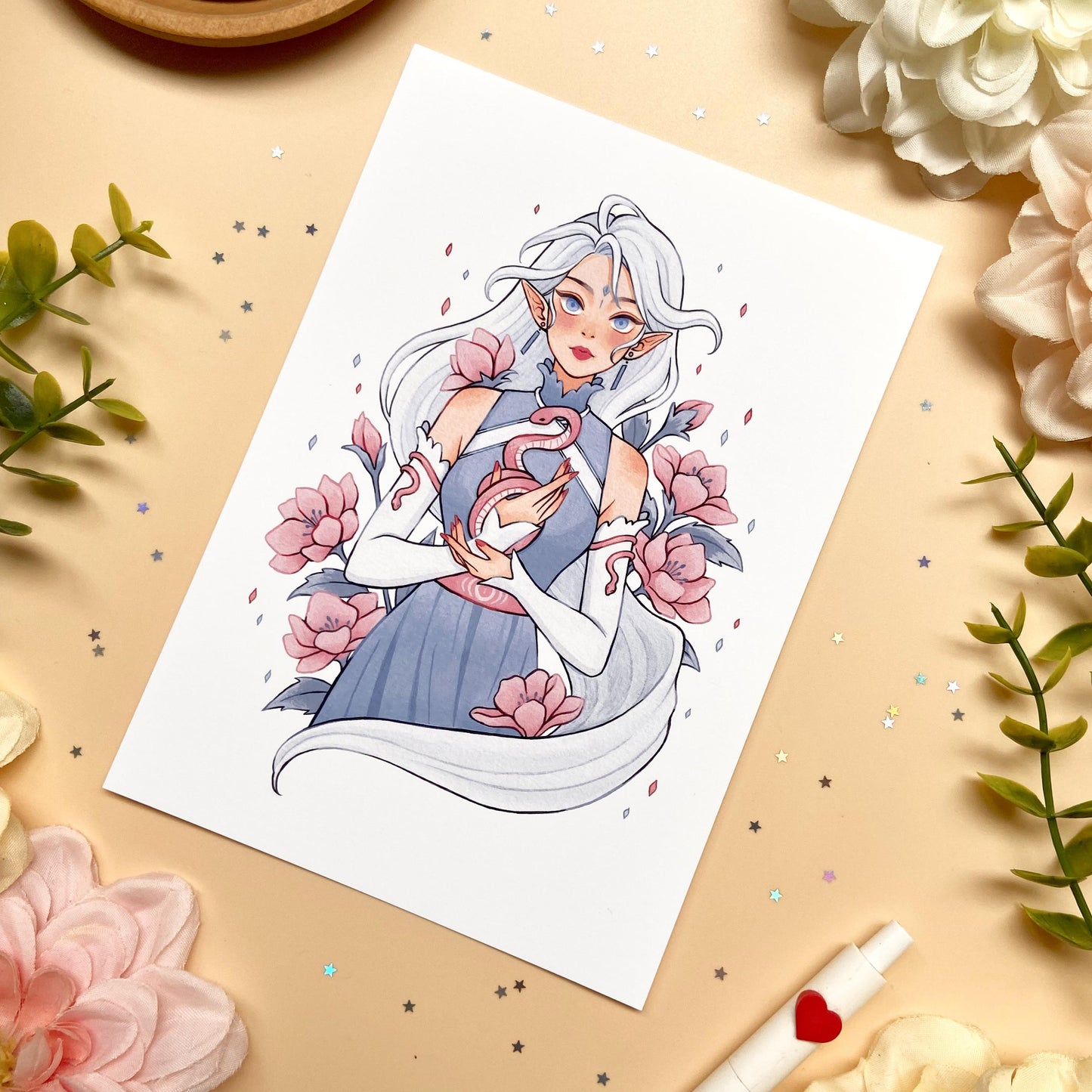 Serpent and Soul Art Print