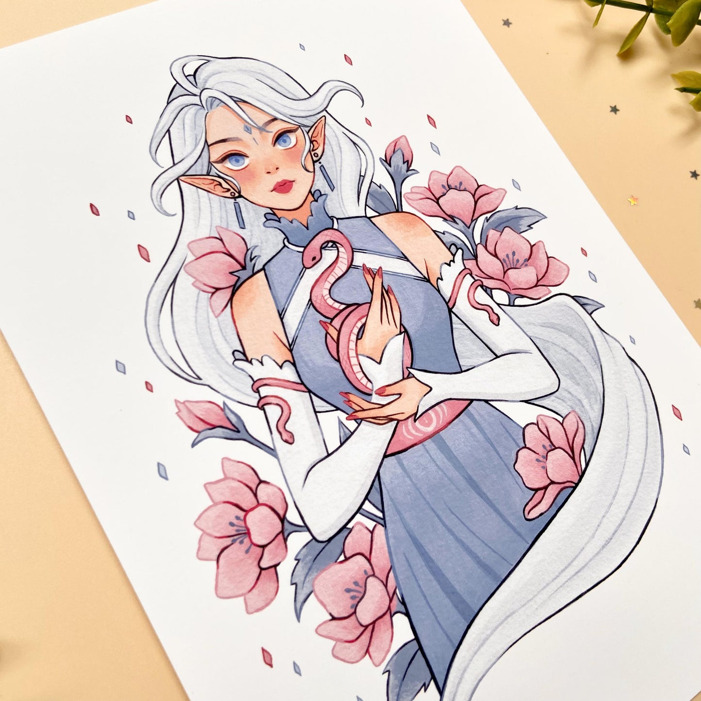 Serpent and Soul Art Print