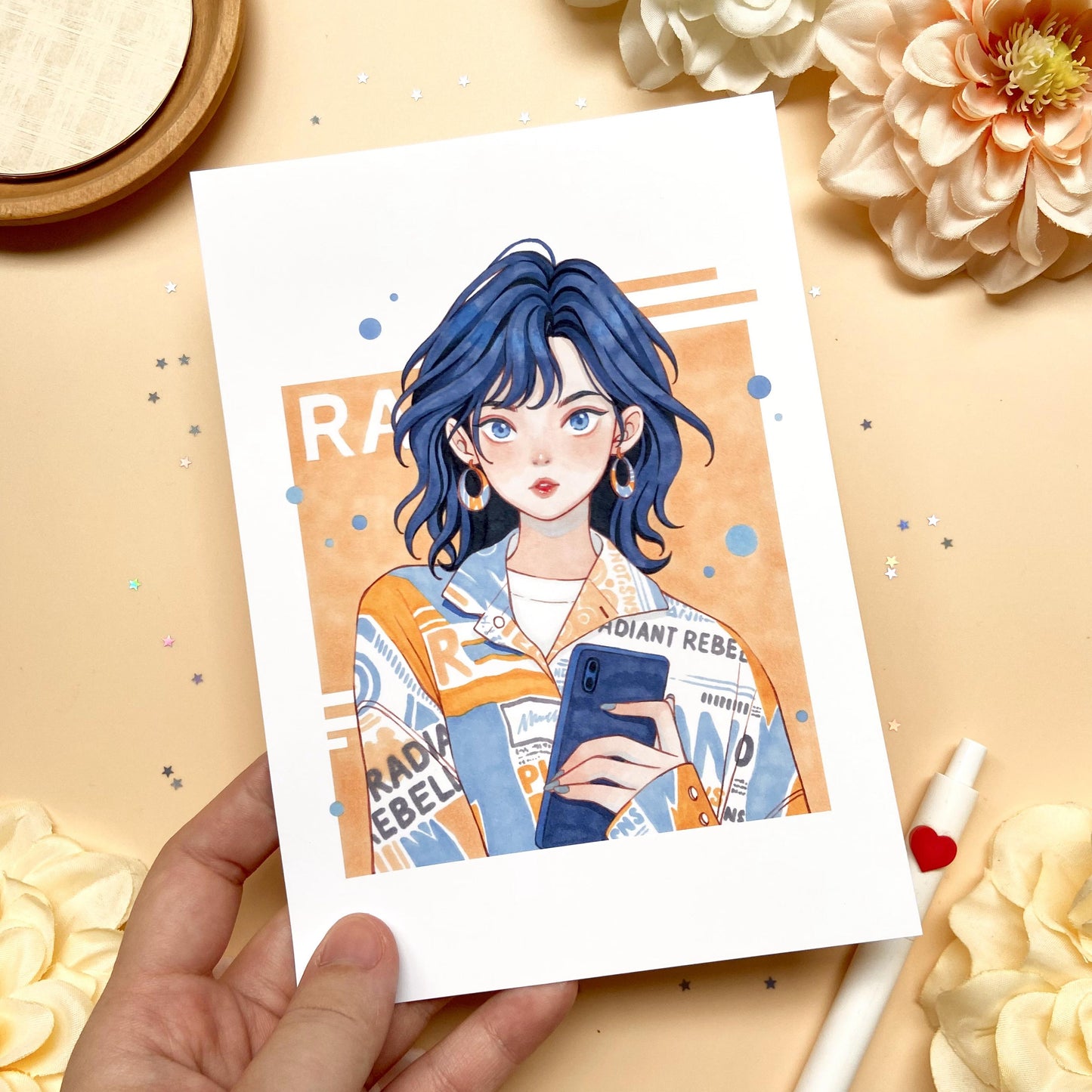 Radiant Rebellion Art Print