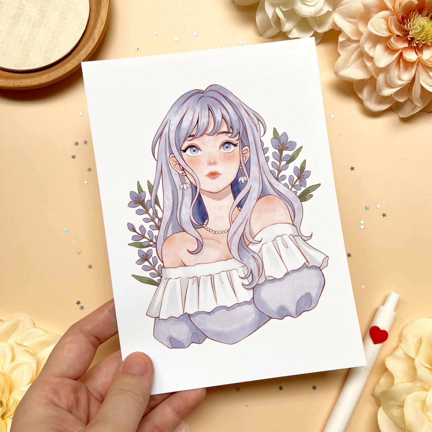 Serene Lavender Art Print