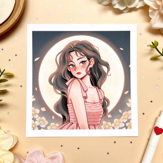 Lunar Grace Art Print