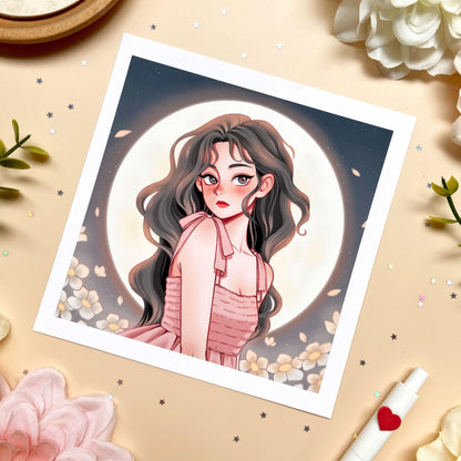 Lunar Grace Art Print