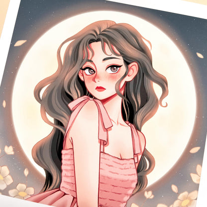 Lunar Grace Art Print