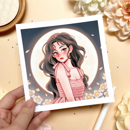 Lunar Grace Art Print