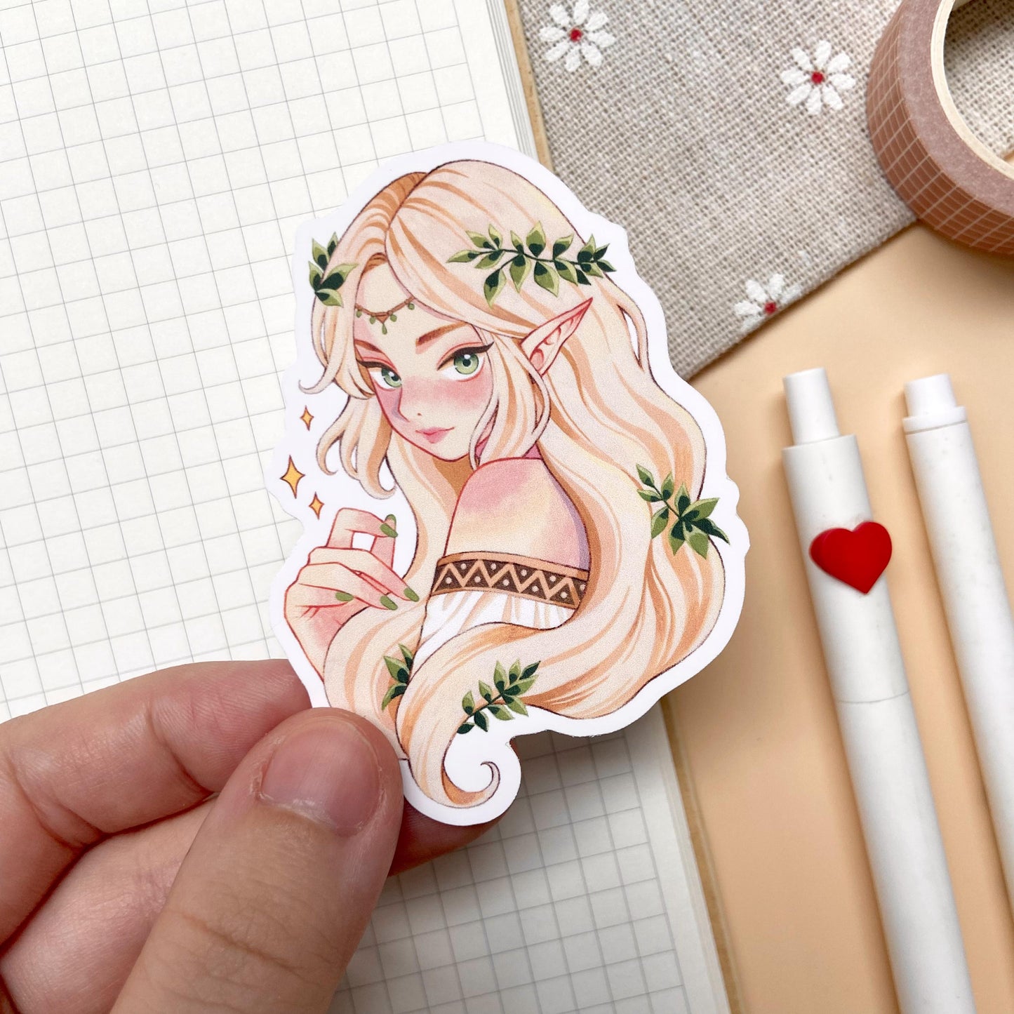 Forest Grace Vinyl Sticker
