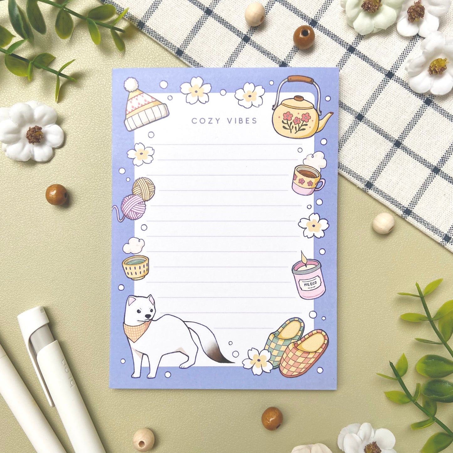 Cozy Stoatie Notepad