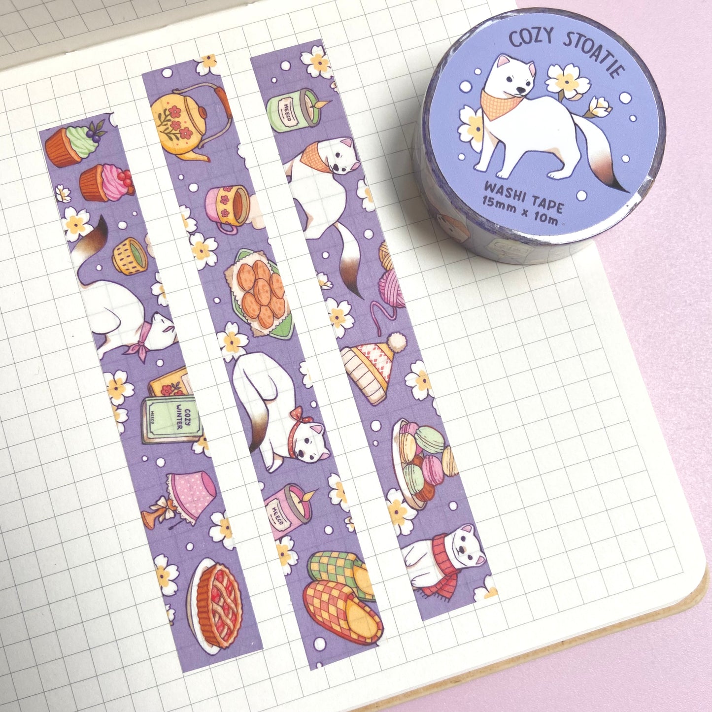 Cozy Stoatie Washi Tape