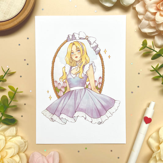 Dreamy Poise Art Print